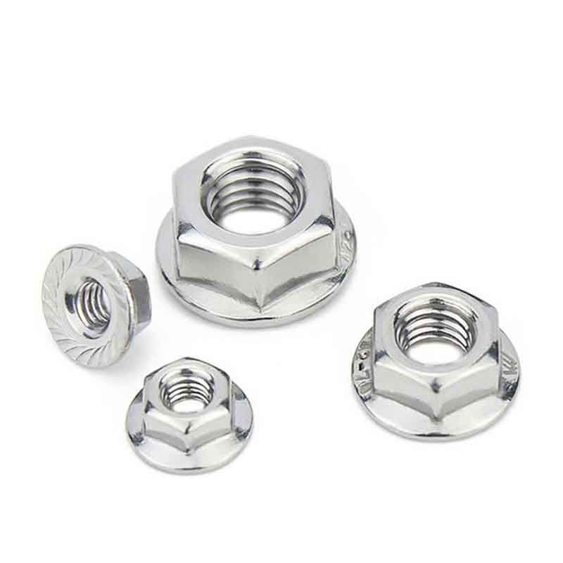 مهره شش گوش خم سرد با فلنج