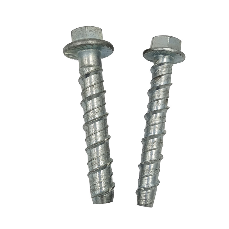White Blue Concrete Screw Bolt