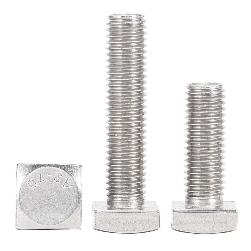 پیچ کامل نخ کامل پیچ سر مربع