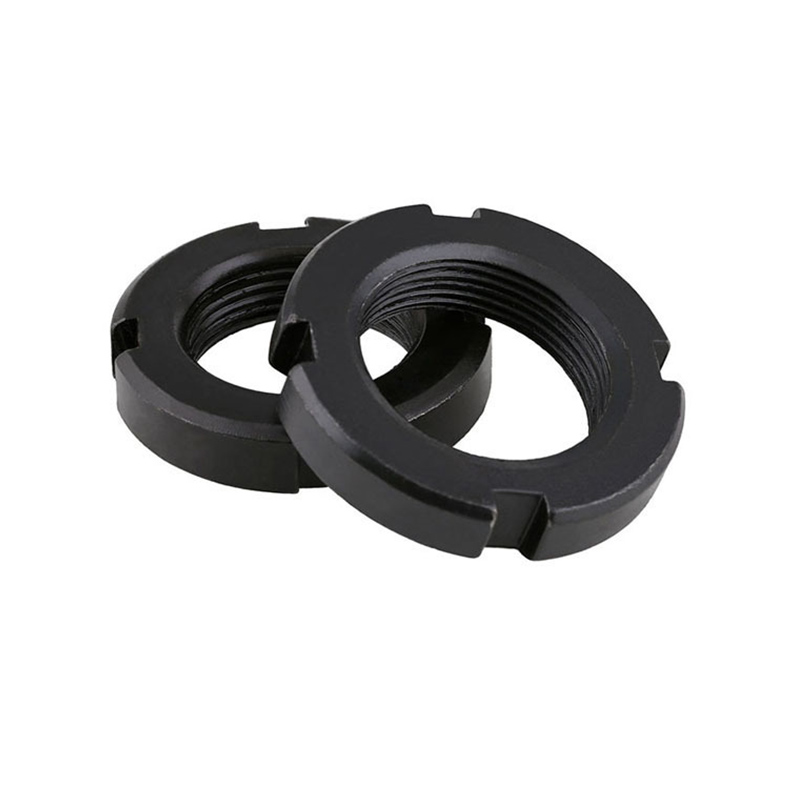 مهره قفل گرد شکاف دار